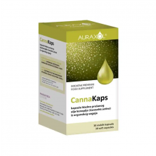 AURAXOL CANNAKAPS - KAPSULE HLADNO PREŠANOG ULJA KONOPLJE 