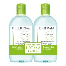 BIODERMA SEBIUM H2O 500 ml DUO PACK