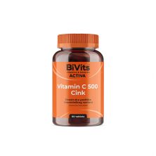 ABELA PHARM BIVITS ACTIVA VITAMIN C 500 I CINK 60 TABLETA