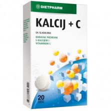 DIETPHARM KALCIJ+ C ŠUMEĆE TABLETE 