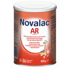 NOVALAC AR 400 G MLIJEČNA HRANA ZA DOJENČAD S VRAĆANJEM HRANE
