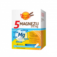 NATURAL WEALTH 5 MAGNEZIJ 375 mg KAPSULE 60