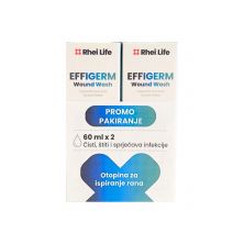EFFIGERM WOUND WASH LIQUID 60ml DUO PACK